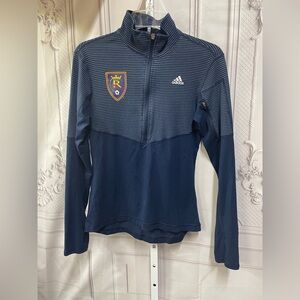 Adidas Real Salt Lake Climalite 1/4 Zip Pullover MLS Women’s Small